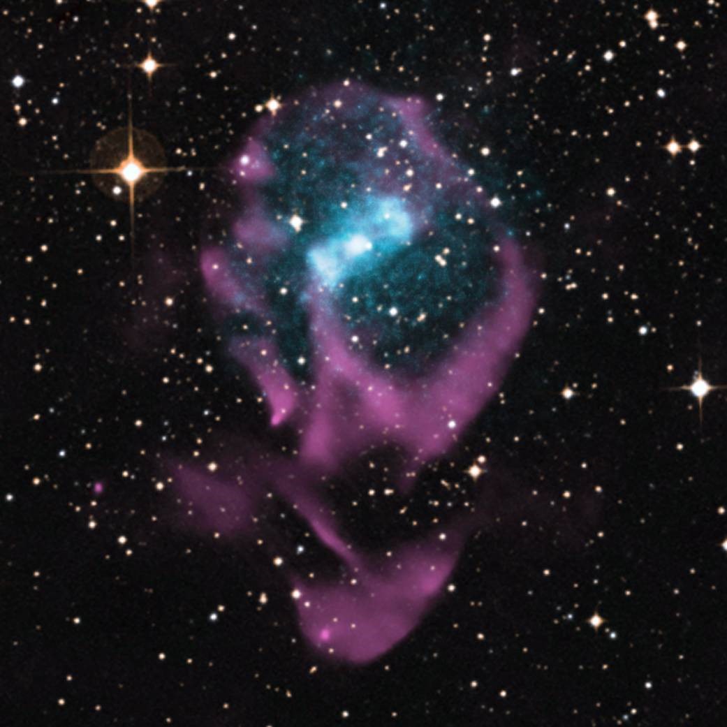 xray binary star shown in outer space